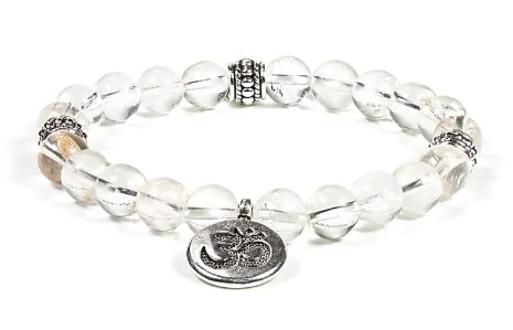 Bergkristall Armband med Aum