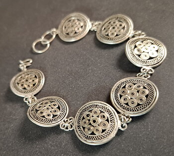 Lao Artisan Armband i Silver