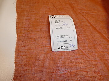 Etna strukturvävd   orange