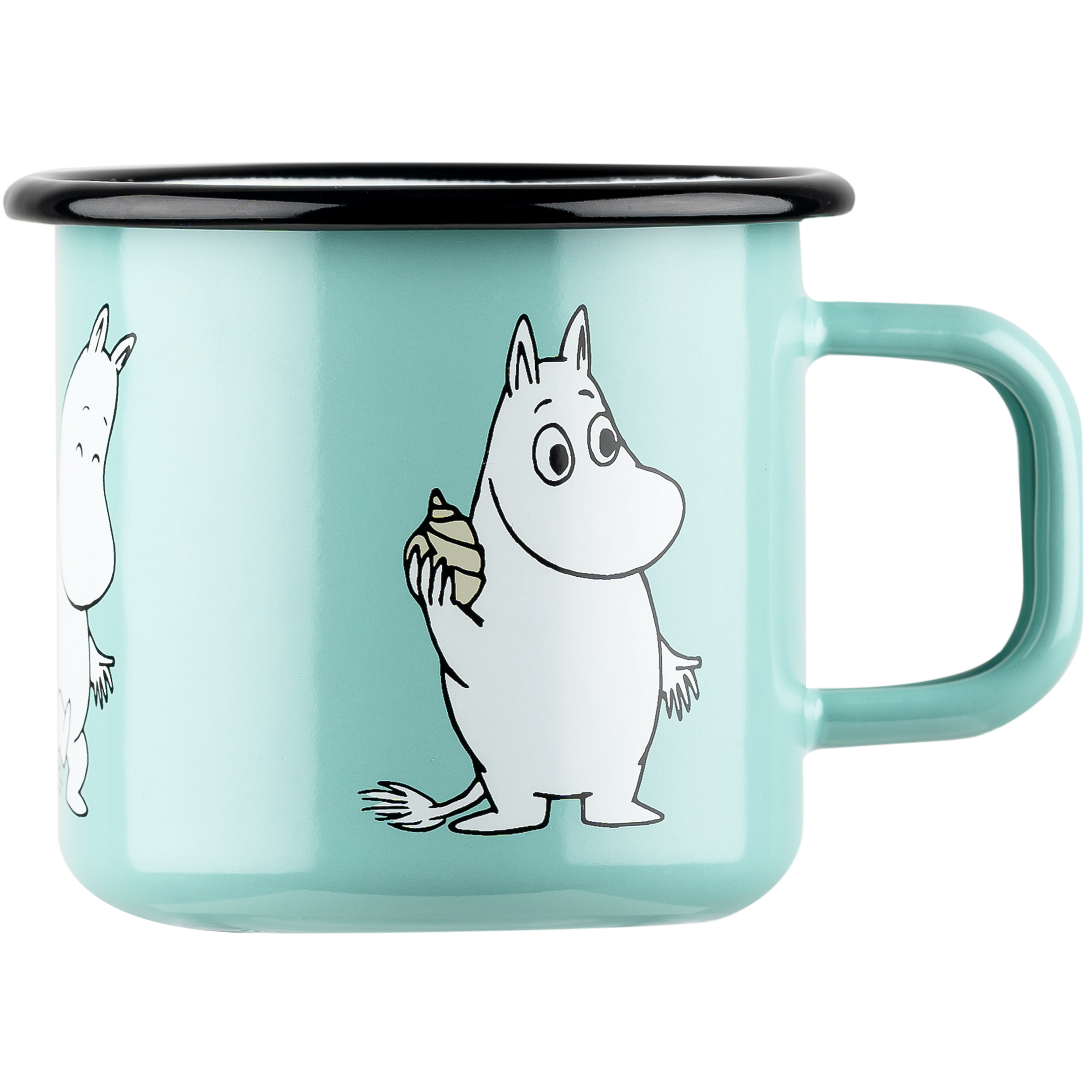 Moomin Enamel Mug 3,7 dl - Moomin Mint