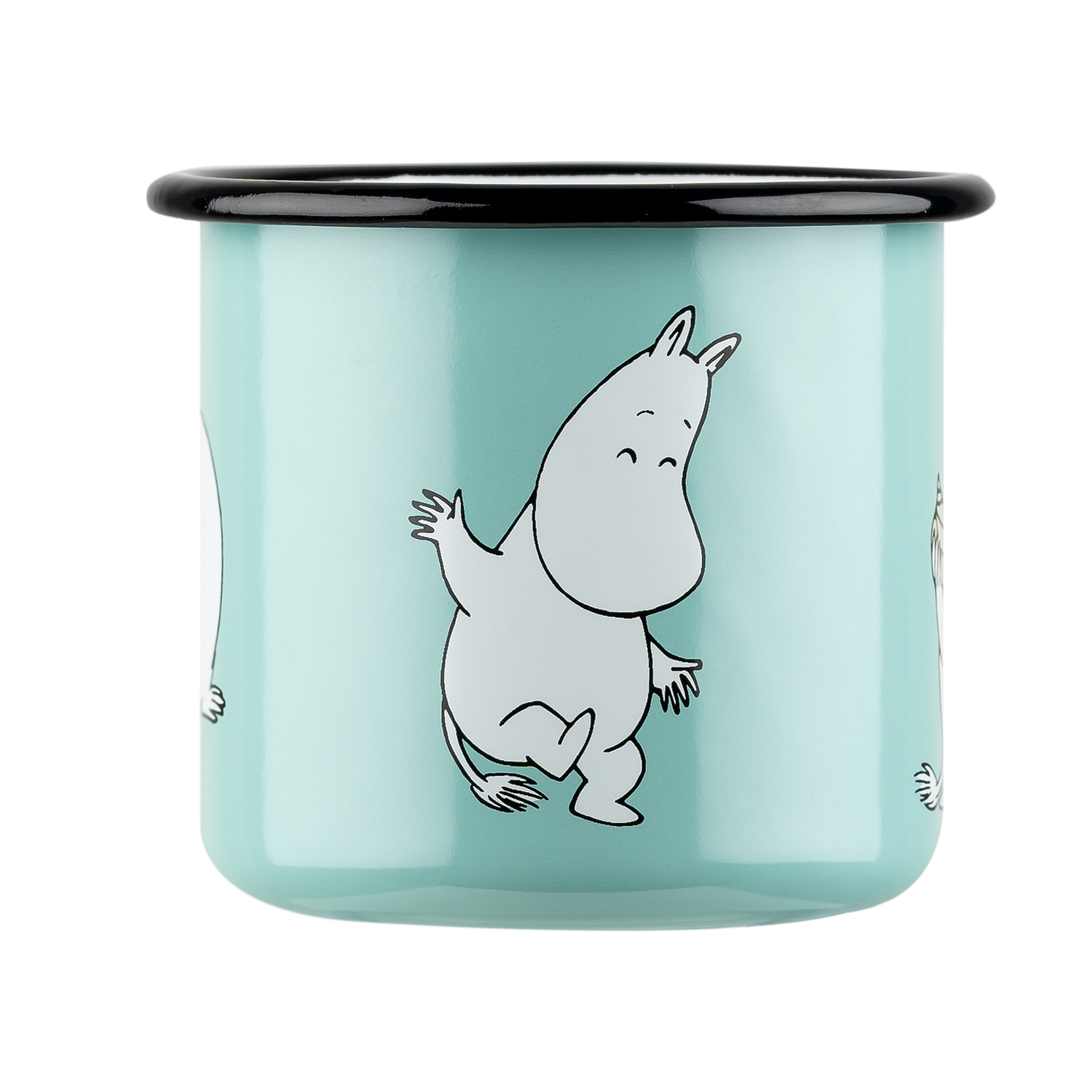 Moomin Enamel Mug 3,7 dl - Moomin Mint - 3