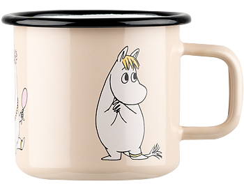 Mumin emaljmugg från Muurla med Snorkfröken