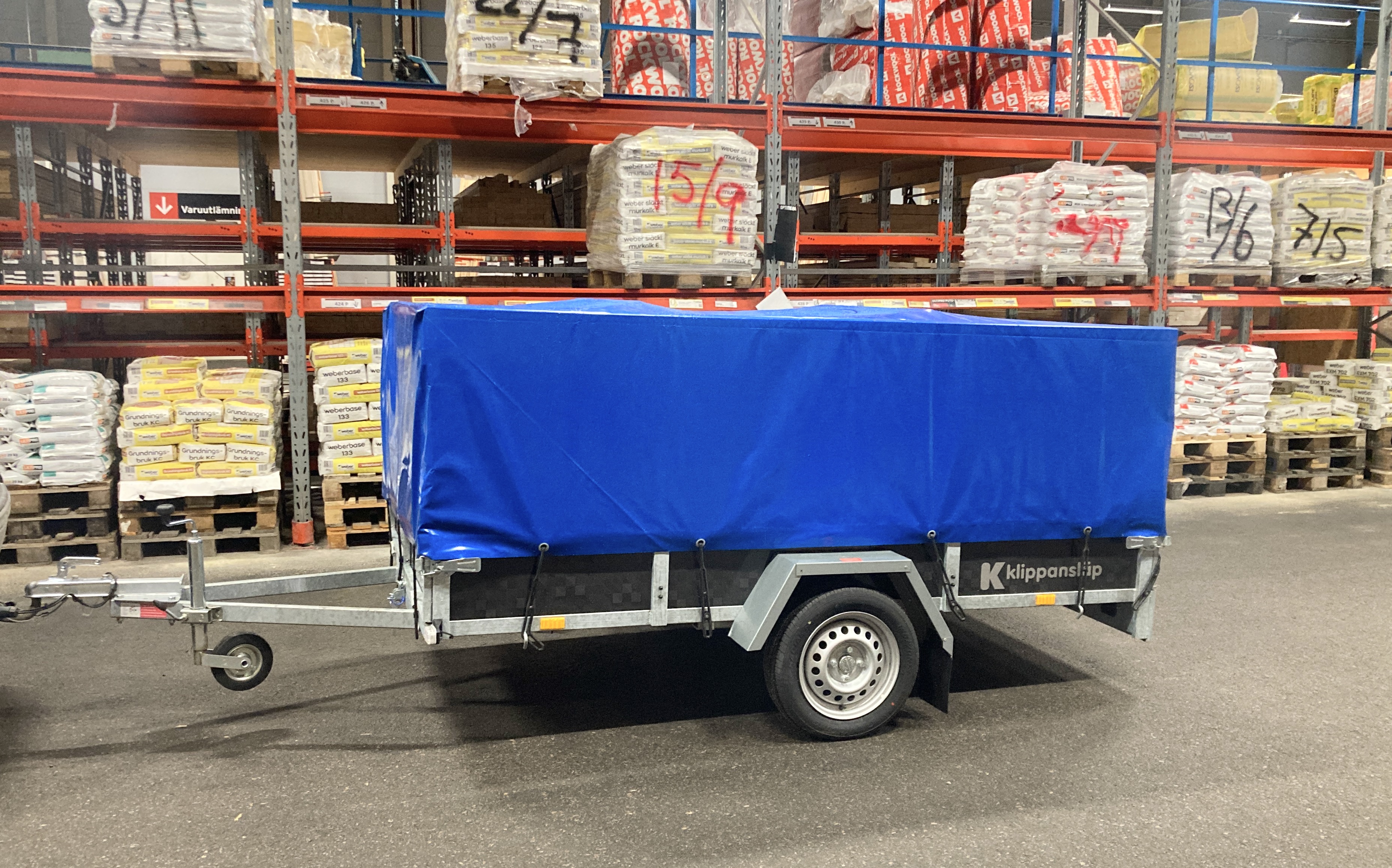 Flaktrailer 261 x 138 cm OBROMSAD :: 750 kg  :: BK 0726 - 9