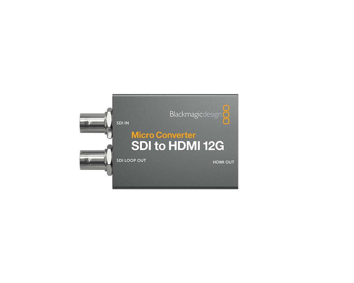 Blackmagic Design Micro Converter - SDI To  HDMI 12G With Power Supply