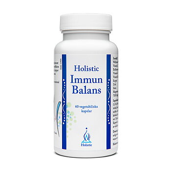 Immunbalans från Holistic innehåller 60 kapslar med bland annat wellmune