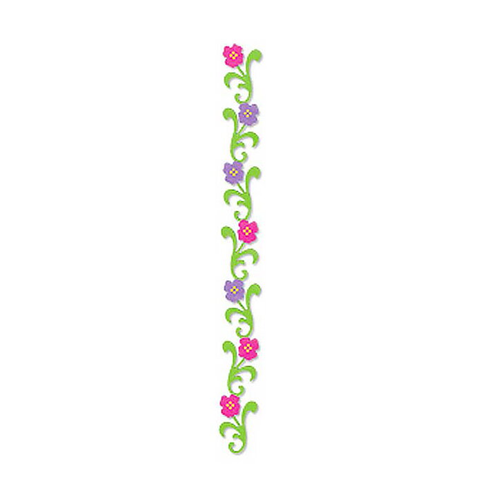 Sizzix Sizzlits Decorative Strip 12" - Hello Kitty Flowers & Vine #2