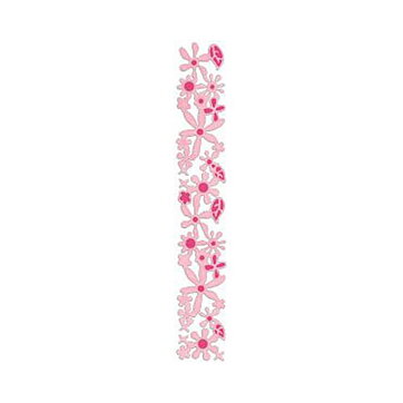 Sizzix Sizzlits Decorative Strip 12" - Flower Garden