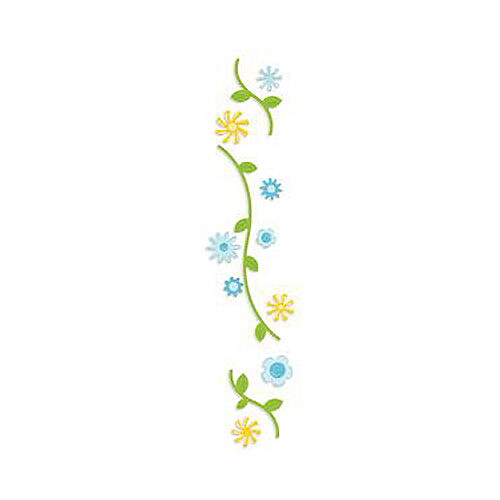 Sizzix Sizzlits Decorative Strip 12" - Flower & Stems