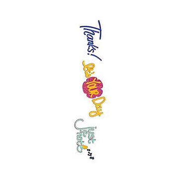 Sizzix Sizzlits Decorative Strip 12" - Phrases 2