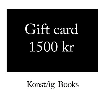 Gift Card 1500 SEK
