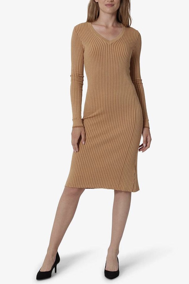 Noa Noa - Viscose Knit Dress Iced Coffee