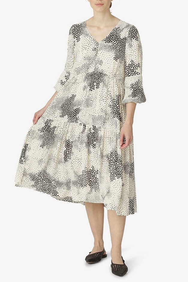 Noa Noa - Dotted Moss Dress Off White