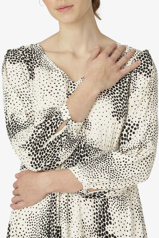 Noa Noa - Dotted Moss Dress Off White - 3
