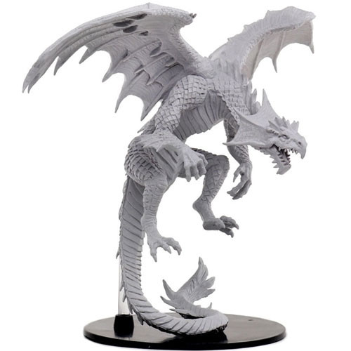 Pathfinder Battles Deep Cuts Unpainted Minis: Gargantuan White Dragon