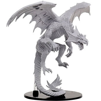 Pathfinder Battles Deep Cuts Unpainted Minis: Gargantuan White Dragon