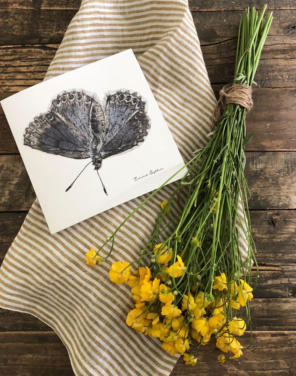 GIFTCARD BLUE BUTTERFLY - 2