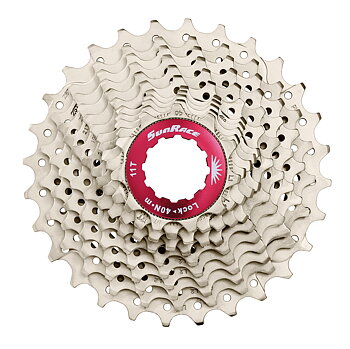 Cassette SunRace 11 sp 11-28 Champagne/red