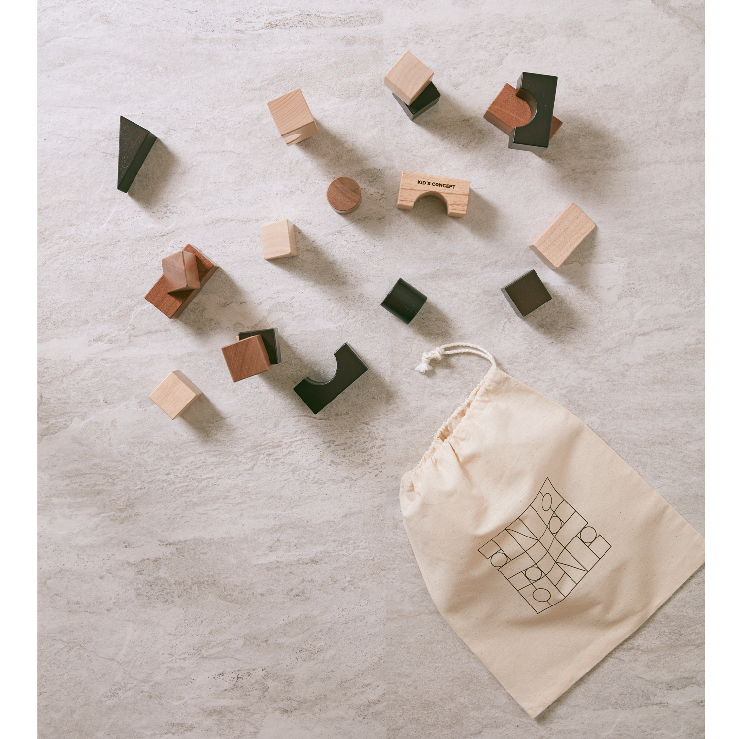KIDS CONCEPT Byggklossar natur NEO - 2