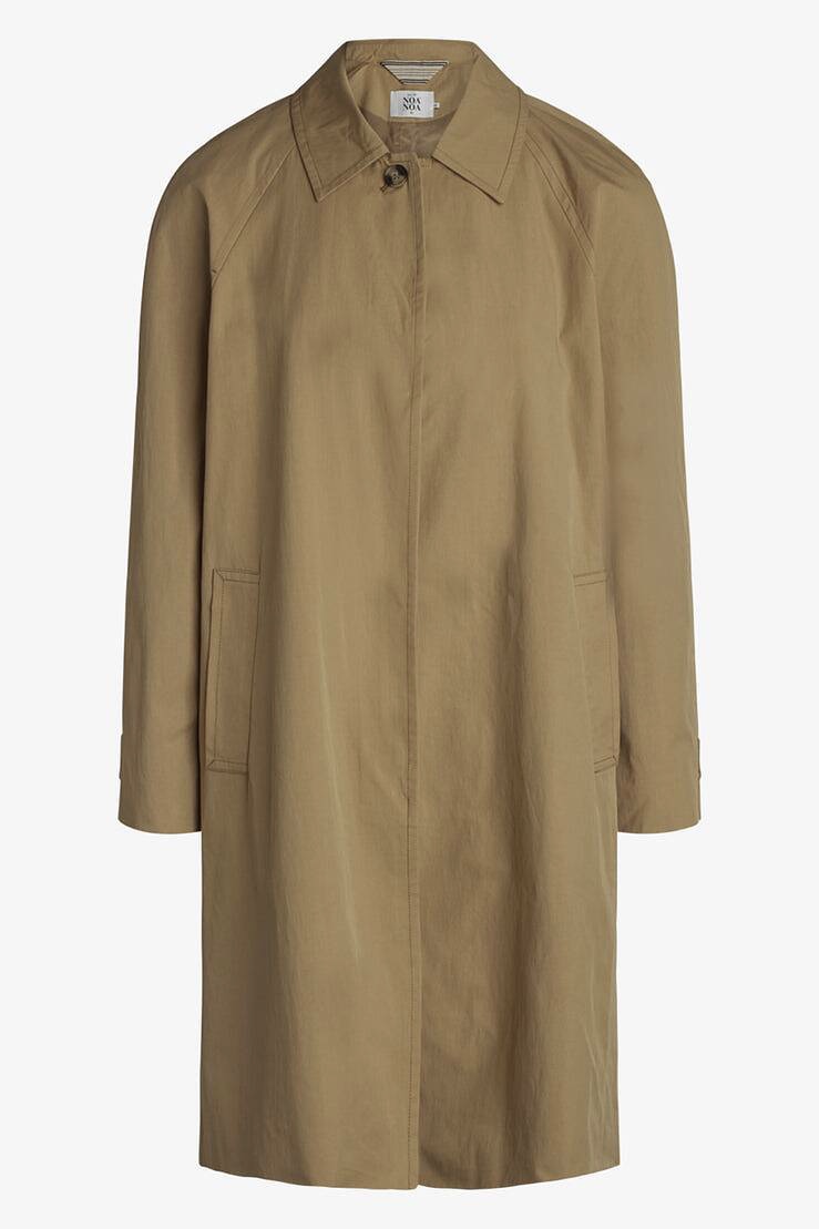 Noa Noa - Noa Trench Coat  Outerwear Iced Coffee - 5