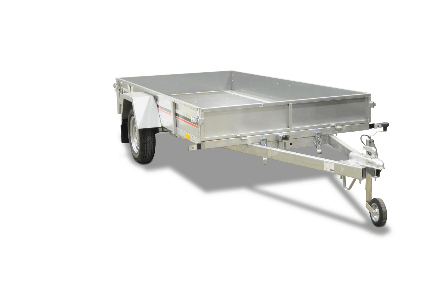 SLÄPVAGN :::  300 x 145 cm OBROMSAD - 750 kg - BK #30 - 3