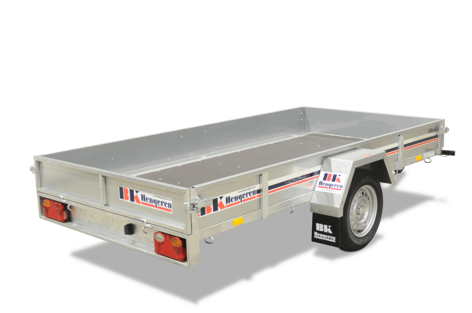 SLÄPVAGN :::  300 x 145 cm OBROMSAD - 750 kg - BK #30