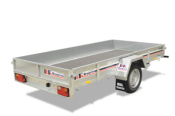SLÄPVAGN :::  300 x 145 cm OBROMSAD - 750 kg - BK #30