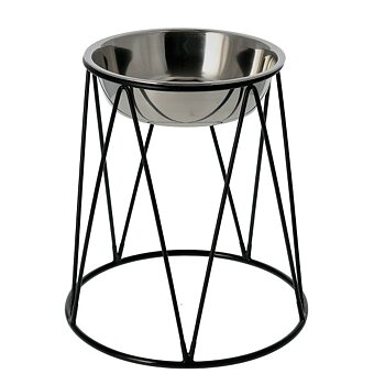 Dogman Matskål Menja hög Svart L 700ml