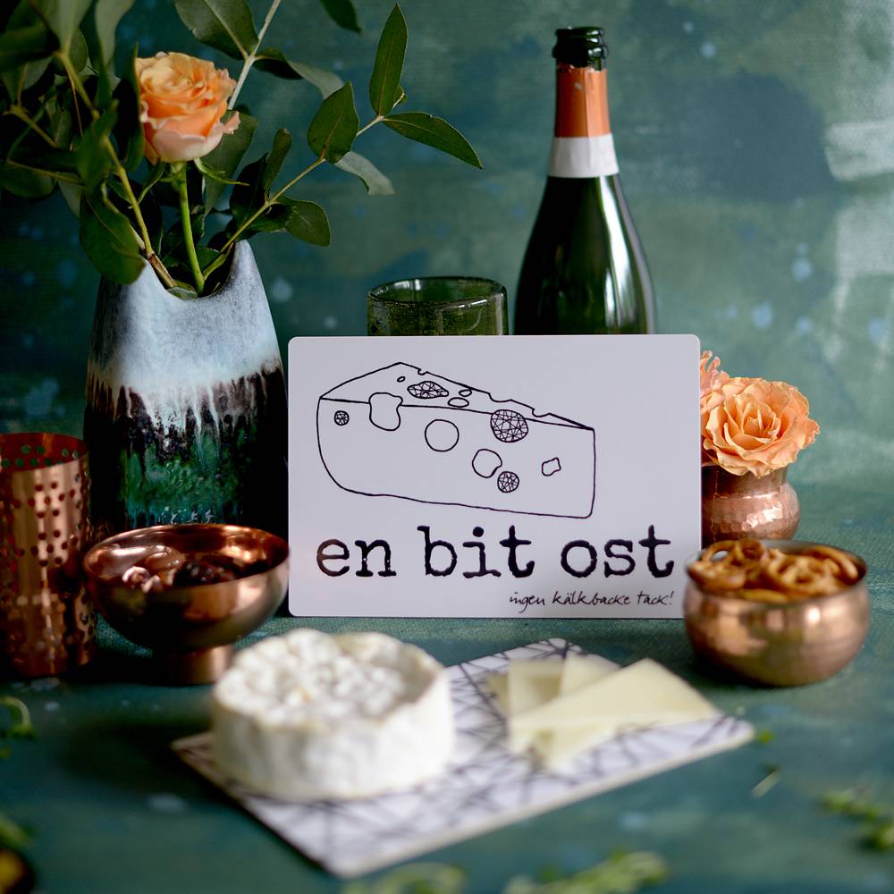 Ostplatta/Smörgåsplatta - En bit ost