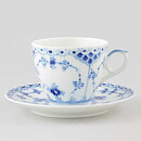 ロイヤルコペンハーゲン   ブルーフルーテッド  Blue Fluted  ハーフレース カップ&ソーサー  20世紀  [サンプル画像]
