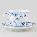 ロイヤルコペンハーゲン   ブルーフルーテッド  Blue Fluted  ハーフレース カップ&ソーサー  20世紀  [サンプル画像]