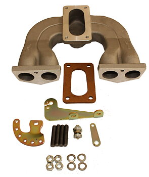 Inlet manifold - MG Midget 1500 1 x Weber DGV