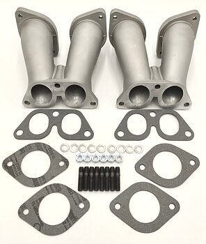 Inlet manifold - Porsche 356/912 2 x Weber 40 IDF