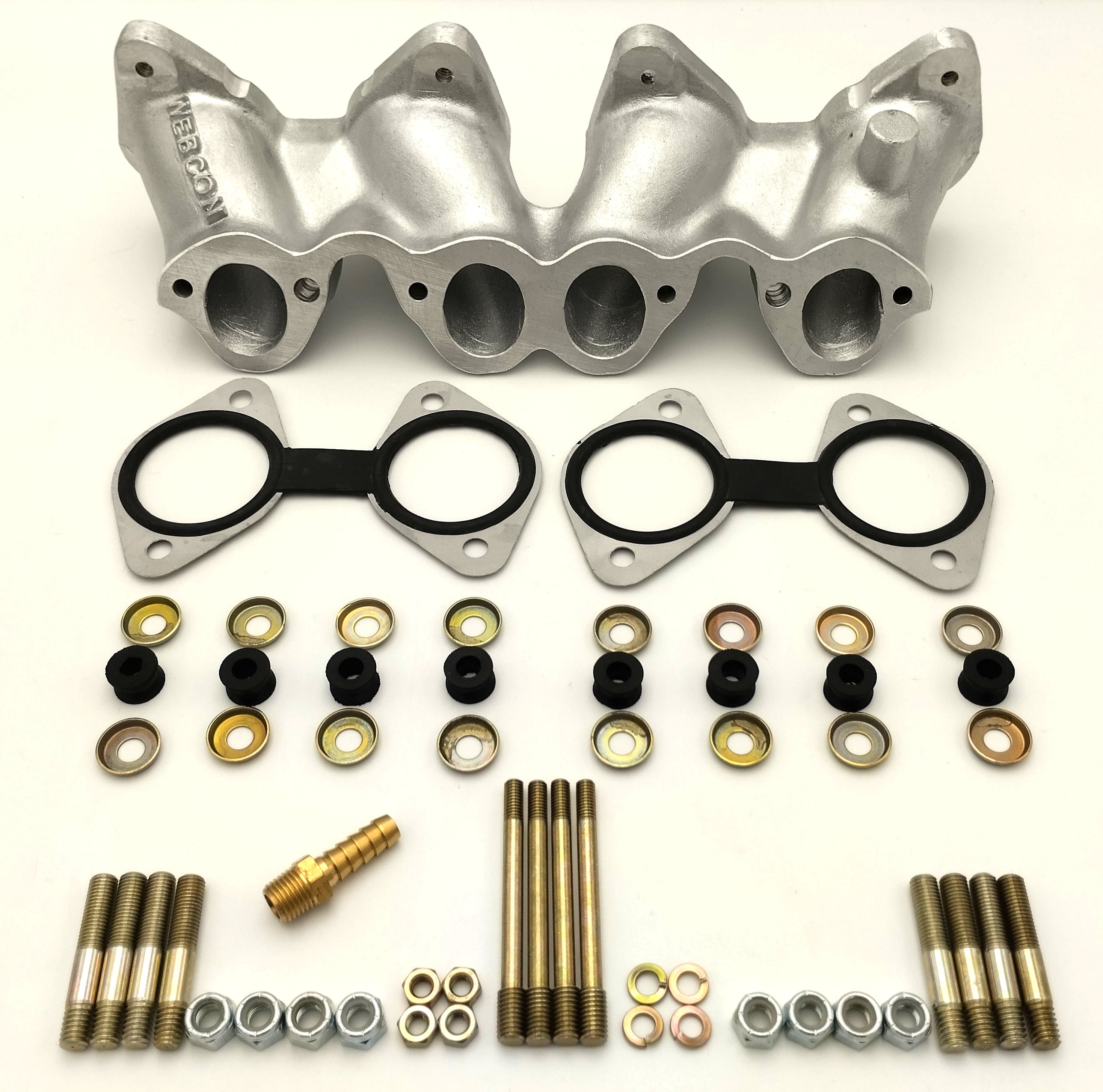 Inlet manifold - VW Golf/Scirocco 8V 2 x Weber 45 DCOE