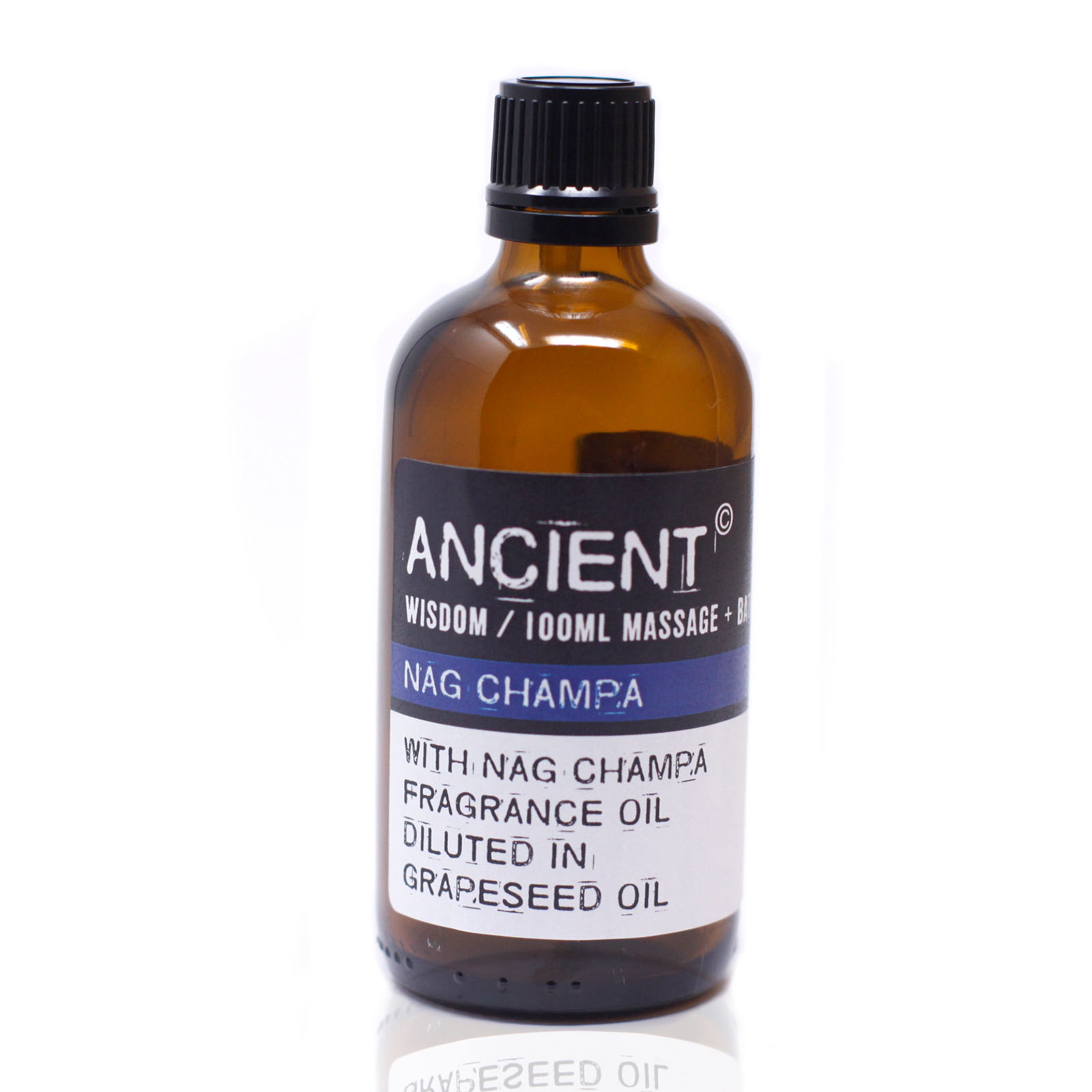 Ancient Wisdom Nag Champa Massageolja - 100 ml