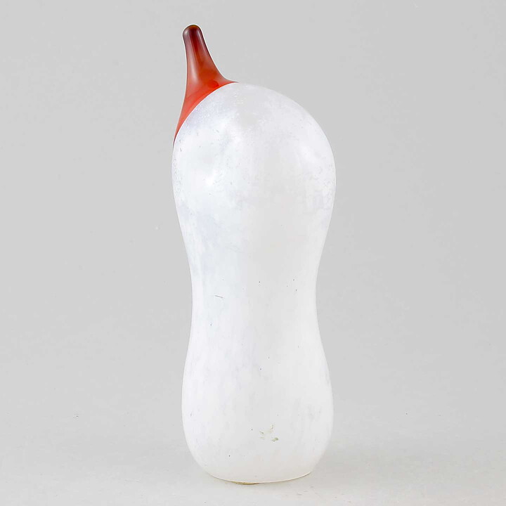 Hannelore Dreutler (1978) White Stylistic Bird 14 cm