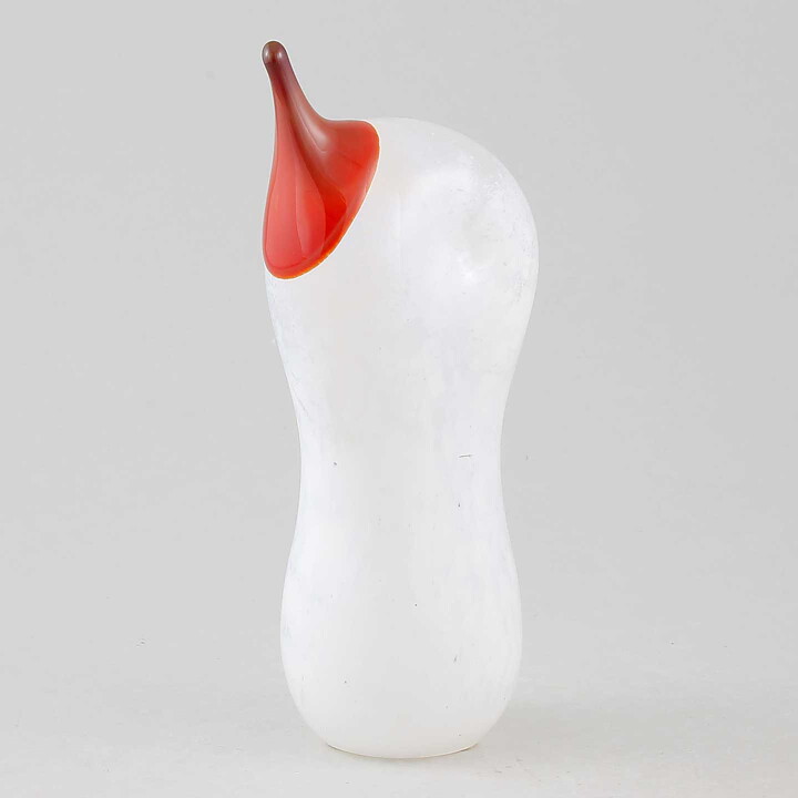 Hannelore Dreutler (1978) White Stylistic Bird 14 cm