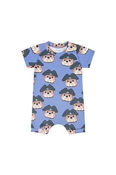 DOG THE PIRATE BLUE ROMPER