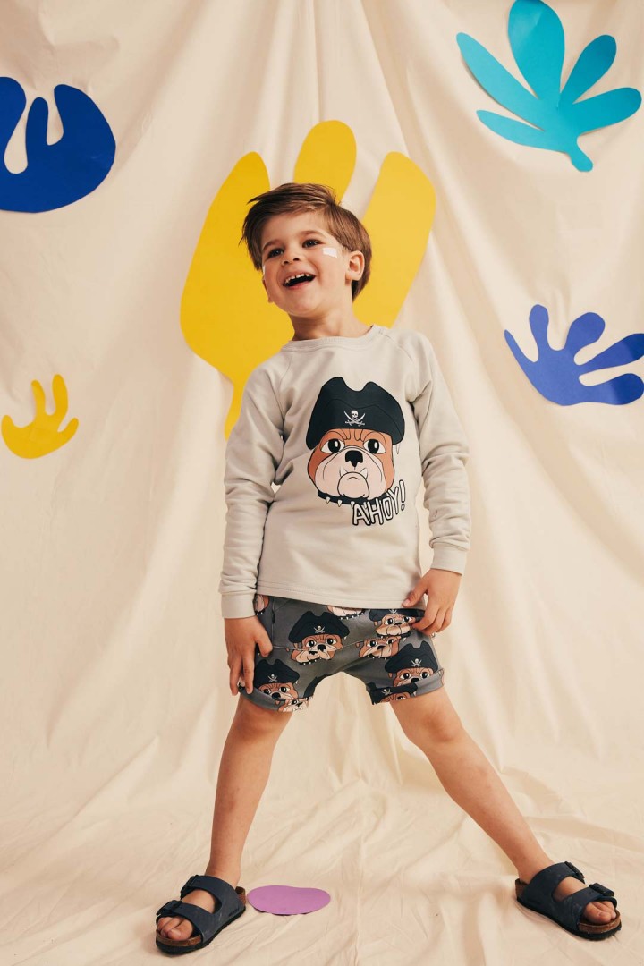 DOG THE PIRATE GREY JERSEY LONGSLEEVE - 4