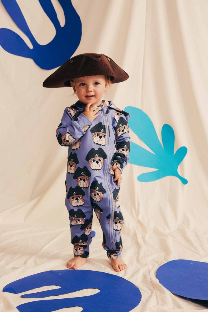 DOG THE PIRATE BLUE OVERALL DEAR SOPHIE SS22 - 3