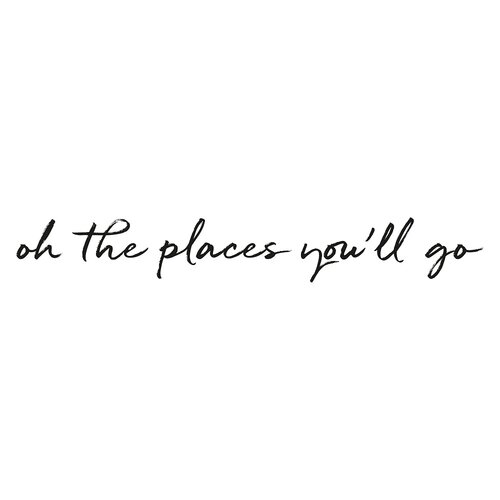 Wallsticker Oh the places you'll go 