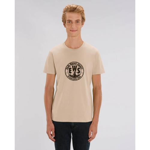 EWS T-shirt m brösttryck Beige - 2