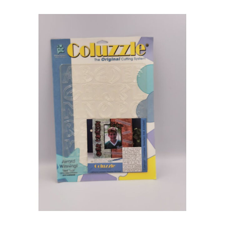 Provo Craft Coluzzle Cutting Template - Alphabeth Hawaiian Uppercase