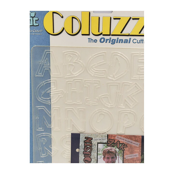 Provo Craft Coluzzle Cutting Template - Alphabeth Hawaiian Uppercase