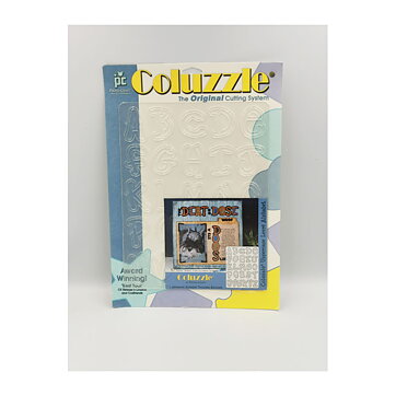 Provo Craft Coluzzle Cutting Template - Alphabeth Leere Uppercase
