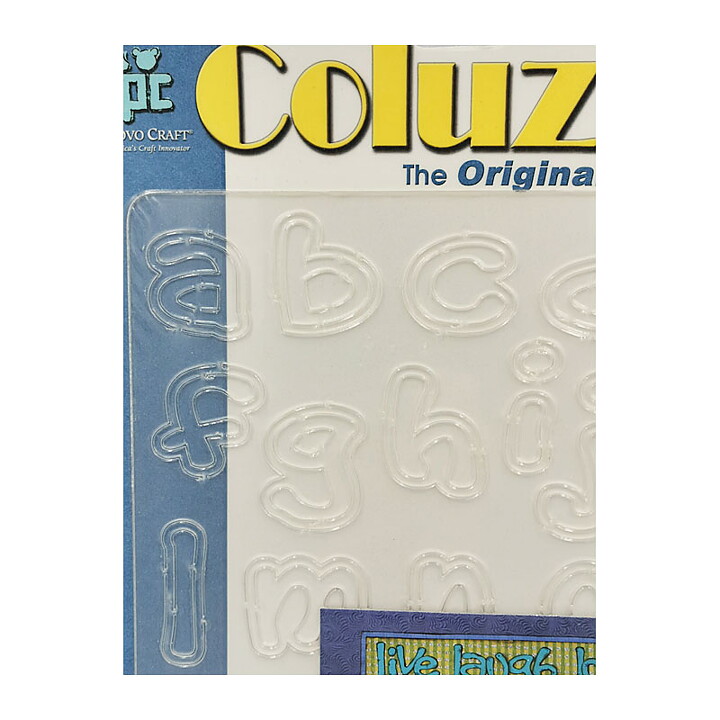 Provo Craft Coluzzle Cutting Template - Alphabeth Leere Lowercase