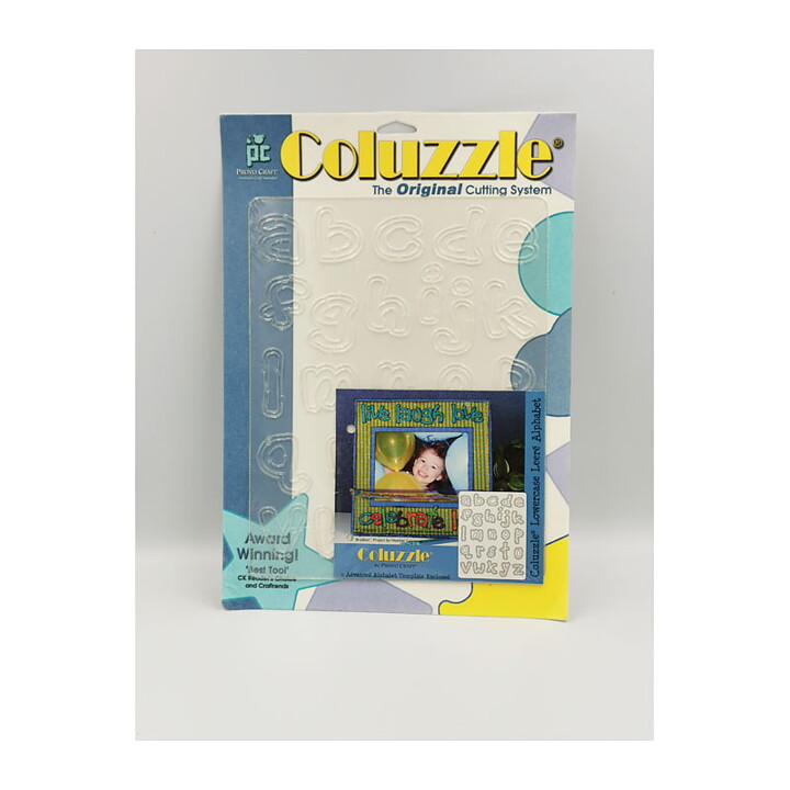 Provo Craft Coluzzle Cutting Template - Alphabeth Leere Lowercase
