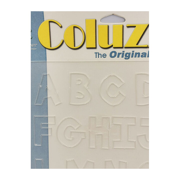 Provo Craft Coluzzle Cutting Template - Alphabeth Uppercase
