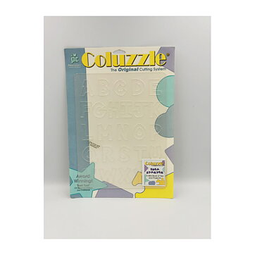 Provo Craft Coluzzle Cutting Template - Alphabeth Uppercase