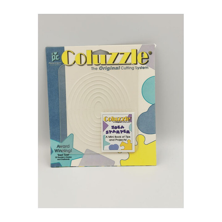 Provo Craft Coluzzle Cutting Template - Nested Oval