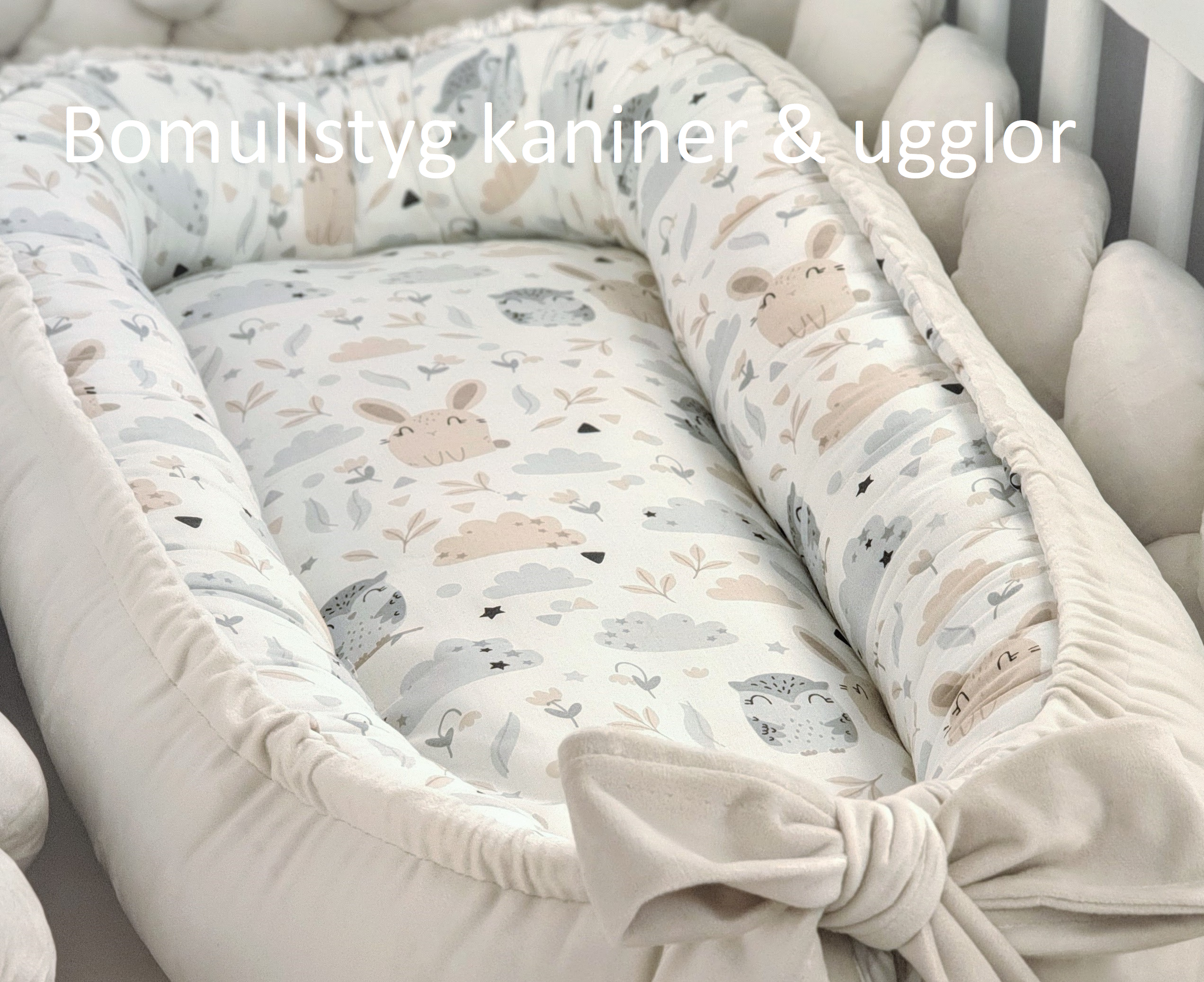 Tyg  Freja beige/natur bomullslinne - 11